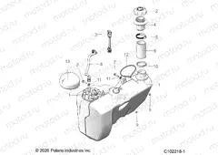BODY | BODY, FUEL TANK - A20SXA85A1/A7/CA1/CA7/E85A9/AF/AP/CA9/CAF/CAP/V85AP/CAP (C102218-1)