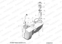 BODY | BODY, FUEL TANK - A21SXV95AG/CAG (C102218-3)