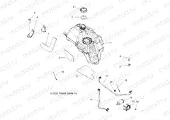 BODY | BODY, FUEL TANK ASM. - A09MN50ET (49ATVFUEL09SP500TR)