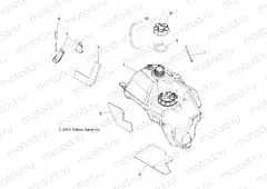 BODY | BODY, FUEL TANK ASM. - A12MH50AD/AO/AQ/AX/AZ (49ATVFUEL11SP500)