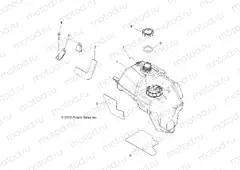 BODY | BODY, FUEL TANK ASM. - A13MH50FF/FJ/FU (49ATVFUEL13SP500F)