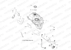 BODY | BODY, FUEL TANK ASM. - A13MN50ET/EX (49ATVFUEL13SP500TR)