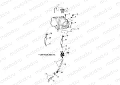 BODY | BODY, FUEL TANK ASM. - A13PB20AF (49ATVFUEL08PHX)