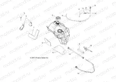 BODY | BODY, FUEL TANK ASM. - A15S6A76FA (49ATVFUEL136X6)