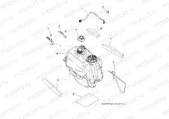 BODY | BODY, FUEL TANK ASM. - A15SDA57FH (49ATVFUEL1570SPTR)