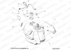 BODY | BODY, FUEL TANK ASM. - A20SDE57K5 (C0211223-1)