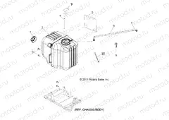 BODY | BODY, FUEL TANK ASM. - R13WH50AG/AH/AR/AX (49RGRFUEL12500CREW)