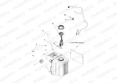 BODY | BODY, FUEL TANK ASM. - R15RUA57AA/E57AC (49RGRFUEL14570)