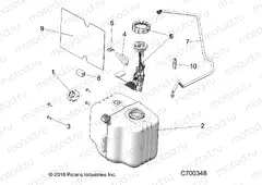 BODY | BODY, FUEL TANK ASM. - R20CCA57A1/A7/B1/B7 (C700348)