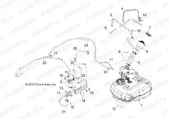 BODY | BODY, FUEL TANK - D131D9JDJ/1L9JDJ/2M9JDJ (49BRUTUSFUEL13)