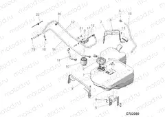 BODY | BODY, FUEL TANK - D20BBPD4B4/APD4B4 (C702989)