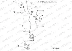 BODY | BODY, FUEL TANK EVAP 50S - R20RRU99B9/BA/BF/BP/BX (C700218)