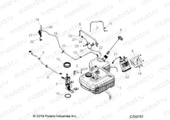BODY | BODY, FUEL TANK, EVAP - R21T6U99BP/BG (C700757)