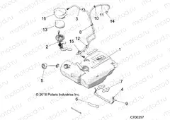 BODY | BODY, FUEL TANK - Z20A4E99AH/LH (C700297)