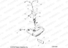 BODY | BODY, FUEL TANK - Z20A5K87BG (C701033)