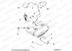 BODY | BODY, FUEL TANK - Z20ASE99AH/LH (C700297-2)