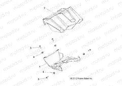 BODY | BODY, GAUGE POD - A15SVA85AD (49ATVGAUGES13850SCRAM)