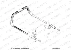 BODY | BODY, GRAB BAR, PASSENGER - Z22RME2KAG/BG/K2KAN/BN (C0702885-2)