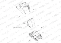 BODY | BODY, HEADLIGHT POD - A13MH46AF/AX/MS46AX (49ATVHEADLIGHT09SP500)