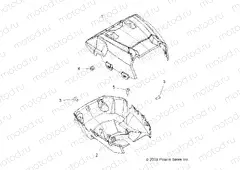 BODY | BODY, HEADLIGHT POD - A13ZN5EAD/K/L/T (49ATVHEADLIGHT09SPXP550)