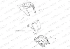 BODY | BODY, HEADLIGHT POD - A15S6A76FA (49ATVHEADLIGHT08SP500EFI)