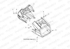 BODY | BODY, HEADLIGHT POD - A15SXE95FK (49ATVHEADLIGHT15XP1)
