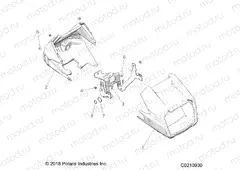 BODY | BODY, HEADLIGHT POD - A20SDA57A5/L4/E57A4/B4/LE (C0210930)
