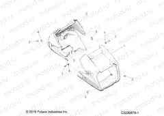 BODY | BODY, HEADLIGHT POD - A20SEE57K1 (C0200878-1)