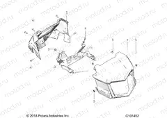 BODY | BODY, HEADLIGHT POD - A20SXA85A1/A7/CA1/CA7/E85A9/AF/AP/CA9/CAF/CAP/V85AP/CAP (C101452)