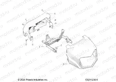 BODY | BODY, HEADLIGHT POD - A23SEA57F1/T57C1/C2/F1 (C0211236-5)