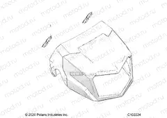 BODY | BODY, HEADLIGHT POD, PLUGS - A23SEA57F1/T57C1/C2/F1 (C102224)