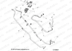 BODY | BODY, HEATER ROUTING - R20RSR99A/B (700854)