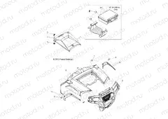 BODY | BODY, HOOD and FRONT BODY WORK - R13VH57AD/6EAK (49RGRHOOD13RZR600)
