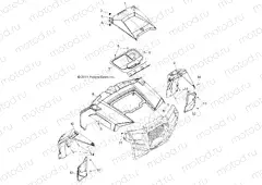 BODY | BODY, HOOD and FRONT BODY WORK - R13XT87AA/9EAK (49RGRHOOD12RZRXP900)