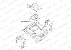 BODY | BODY, HOOD and FRONT BODY WORK - R13XT9EFX (49RGRHOOD13RZRXP4I)