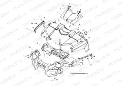 BODY | BODY, HOOD and FRONT FASCIA - R15RAA76AA/AJ (49RGRLATCH108006X6)