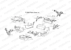 BODY | BODY, HOOD, BUMPERS, PANELS, FLOOR and RACK - R15YAV17AA/AF/BA/BF (49RGRMOLDINGS09RZR170)