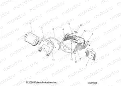 BODY | BODY, HOOD CAP ASM. 7 DISPLAY - S22TDL8RS/8RE (C601604)