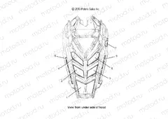 BODY | BODY, HOOD FOAM/FIBER - S20CBA6GSL (49SNOWHOODSCFL11RUSH)