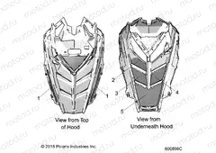 BODY | BODY, HOOD FOAM/SEAL - S20CFE5BSL (600896C)