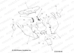 BODY | BODY, HOOD - Z22RME2KAG/BG/K2KAN/BN (C701140-05)