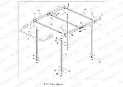 BODY | BODY, LADDER RACK - L15G2A/L15G4A/L15G6A/L15G2S/L15G2L/L15G4S/L15G6S/L15G2D (49GEMBODY12LADDER)