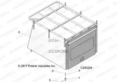 BODY | BODY, LONG BOX W/LADDER RACK - L20G2DGALA