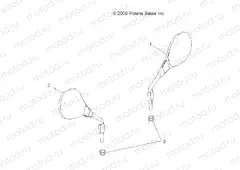 BODY | BODY, MIRRORS - A13DN8EFW (49ATVMIRRORS09SP500TR)