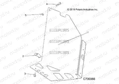 BODY | BODY, MUD COVER REAR - R20RRE99DS (C700366)