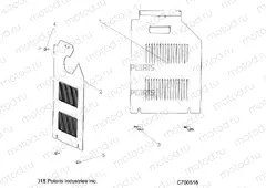 BODY | BODY, MUD COVERS REAR - R20RRED4F1/N1/SD4C1 (C700516)
