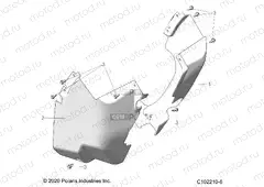 BODY | BODY, MUD GUARDS - A20SXM95AL/CAL (C102210-6)