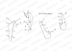 BODY | BODY, MUD GUARDS and FLAPS, US MODELS - L15G2/4/6 ALL OPTIONS (49GEMBODY13MUD)