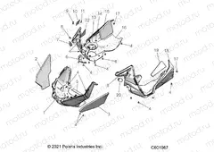 BODY | BODY, NOSEPAN ASM./FENDERS - S23TFK8RS (C601967)
