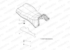 BODY | BODY, OPERATOR SEAT - A13DH50AX/AZ (49ATVSEAT10SP500TRG)